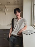 Modern Waffle Henry Short Sleeve T-shirt