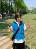 [unisex] Yao Summer Nylon Hood Zip-up Vest