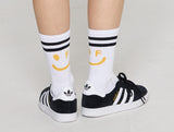 Drawing Black Smile Logo Socks의 사본