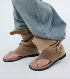 Bana open toe boots