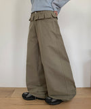 Cheddon Pleated Skirt Pants
