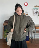 [unisex] Bittori Button Hood Wellon Padding Jumper