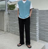 Bev Summer Boucle Knit Vest