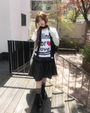 Kitsch Love Lettering Short Sleeve