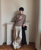 Graph Pintuck Parachute Balloon Pants