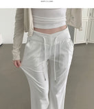 Banding Unique Cooling Patch Pocket Span Bootcut Pants