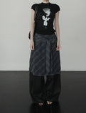 Ar knot check skirt