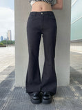 Pollu Non-Fade Raw Bootcut Denim Pants