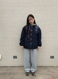 Hinyu Check Reversible Padded Jacket
