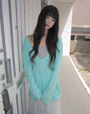 Humma Deep V-Neck Long Sleeve T-Shirt