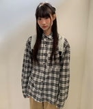 Kanpav Check Over Long Sleeve Shirt