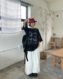 Chelkie Camo Printing Over Short Sleeve Tee