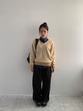 Titz Fleece Slit Banding Wide Pants