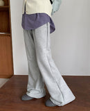 [BAONHAUS] Kathleen Banding Semi-Bootcut Pants