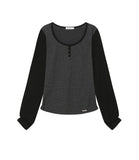 Henley neck long sleeves