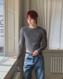 Sailon Ribbed Raglan Muscle Fit Knit