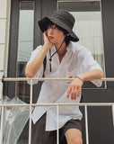 Plain Nylon Safari Bucket Hat