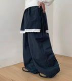 Ushini Lace Two-Way Skirt Pants