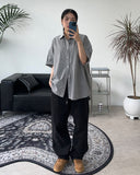 Kio Pigment Oversized Short-Sleeved Shirt