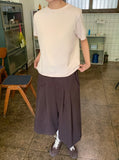 [unisex] Ahin Pintuck Banding Bermuda Pants