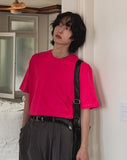 Daily summer round short sleeve t-shirt