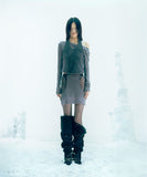 Muffler Knit Halter Top