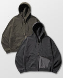 Pigment Waffle Lining Hood Zip-Up