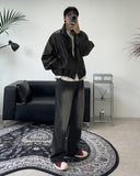 Miobeu Washing Wide Denim Pants