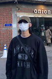 Vintage printing air force sweat shirt