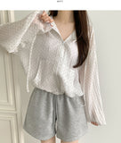 Lovely Dot Back Frill String See-through Windbreaker Jacket