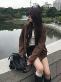 Dumb Suede Blouson Jacket