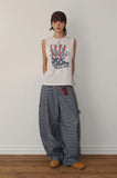 U.S.A CRINKLE SLEEVELESS