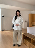 Aven cut wide pants