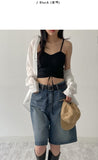 [with cup] Ylang String Sleeveless Bra Top