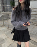 Yoni Angora Square Off Knit