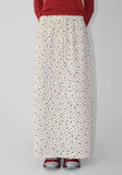 STAR BACK SLIT SKIRT