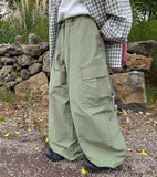 Puyo String Cargo Wide Pants