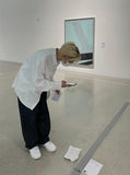 DISCERNENTs 4season Oversized Cotton Shirt - Bio-Washing