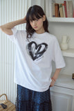 Mono Heart Short Sleeve Tee