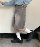 Sharin Washing Bermuda Denim Pants