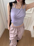 Ramon layered inner double wrap strap sleeveless