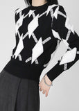 poker argyle knit