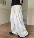 Reiki Banding Dot Wide Pants