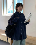 [Unisex] Le Poquin Basic Over Long Sleeve Shirt