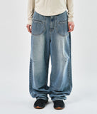 Warp Pocket Wide Denim