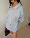 Peden Stripe Side Strap Shirt