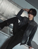 Chaser zipper denim jacket