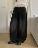 Eddie Brushed Vintage Wide Denim Pants