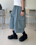 [unisex] Bonki Nylon Banding String Bermuda Cargo Pants