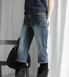 Crush Line Denim Pants